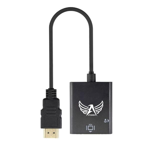 Imagem de Cabo Conversor Hdmi Para Vga Femea Com Audio