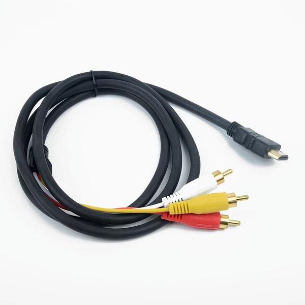 Imagem de Cabo Conversor Hdmi x Av 3 Rca 1.5 Metros LE-6616