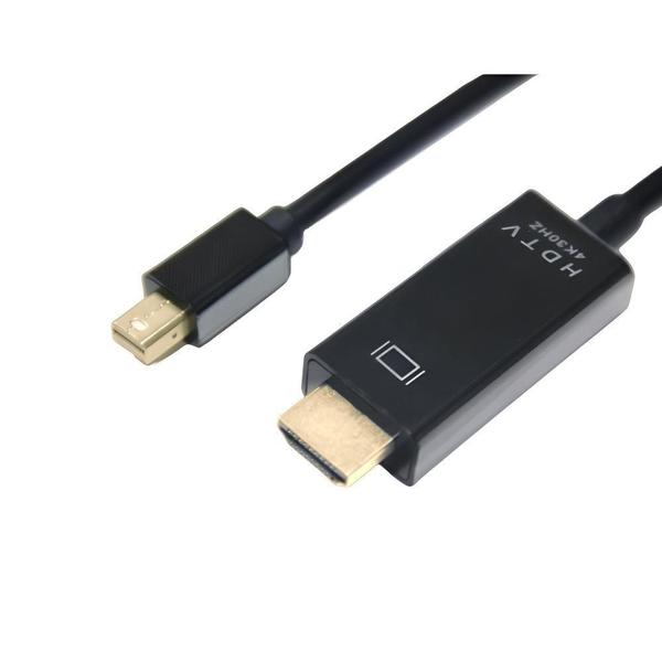 Imagem de Cabo Conversor Mini DisplayPort x HDMI 4K 1,80 Metros