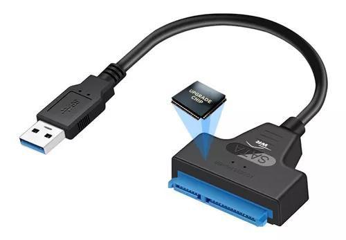 Imagem de Cabo Conversor Usb 3.0 Para Adaptador De 22 Pinos Sata 3 FY774