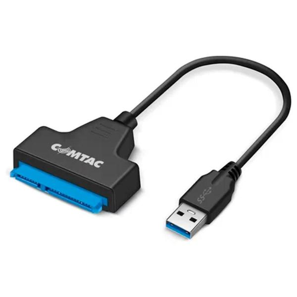 Imagem de Cabo Conversor Usb 3.0 X Sata, Comtac, Preto - 29139380