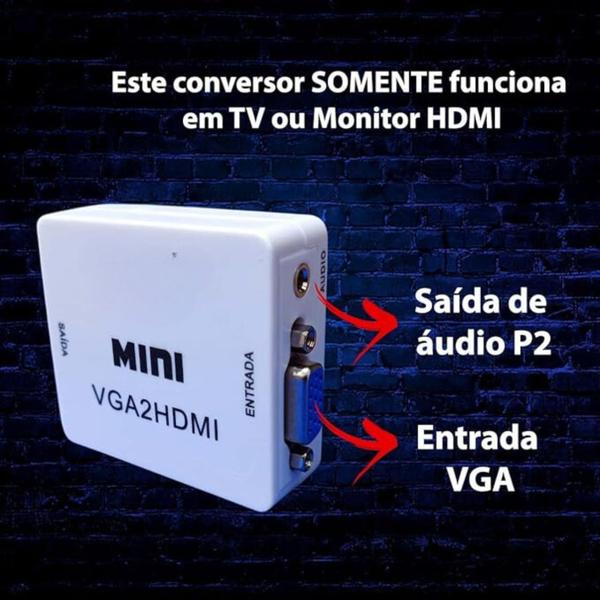 Imagem de Cabo conversor vga hdmi 306536