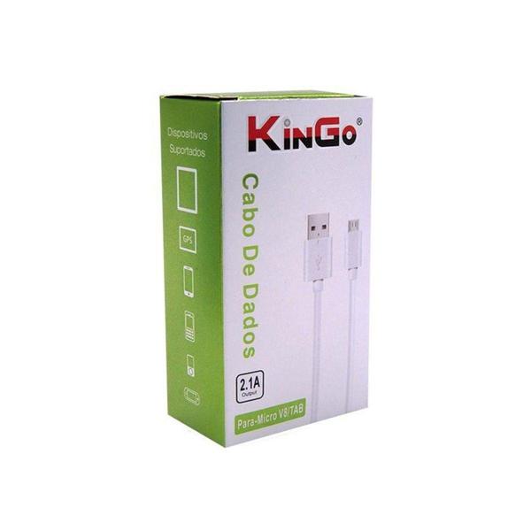 Imagem de Cabo Dados Carga Kingo Original Micro Usb V8 1m