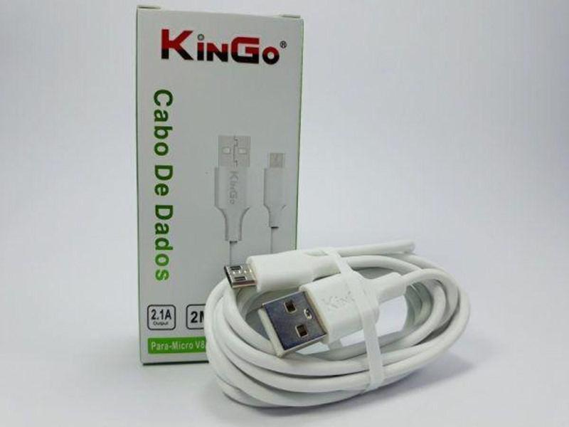 Imagem de Cabo Dados Carga Kingo Original Micro Usb V8 1m