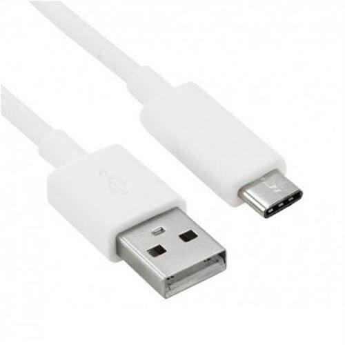 Imagem de Cabo dados USB tipo C branco 1 Metro reforçado