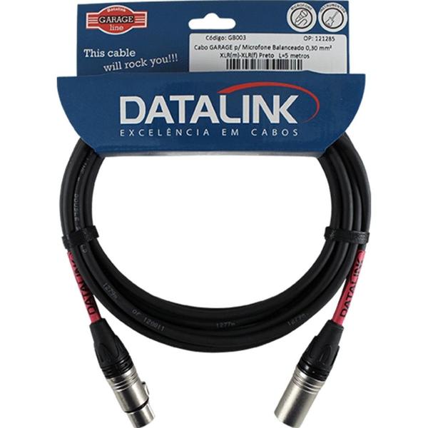 Imagem de Cabo Datalink Garage GB003 XLR para XLR de 5 Metros