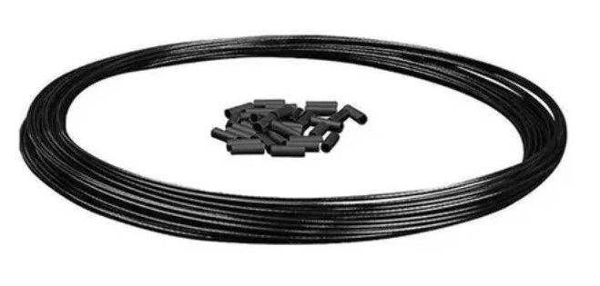 Imagem de Cabo de aço marine sports nylon coated wire 10 metros 30 lbs - preto