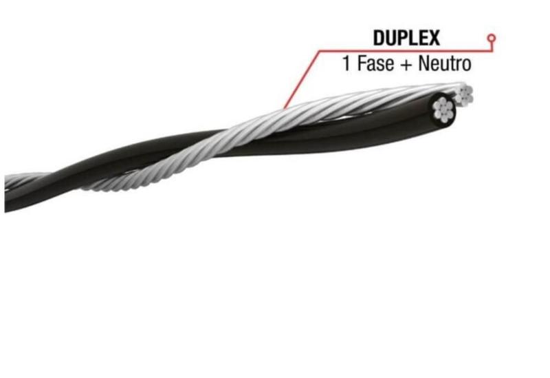 Imagem de Cabo De Alumínio 25mm Neutro Nú Duplex De 1kv De 65 Metros