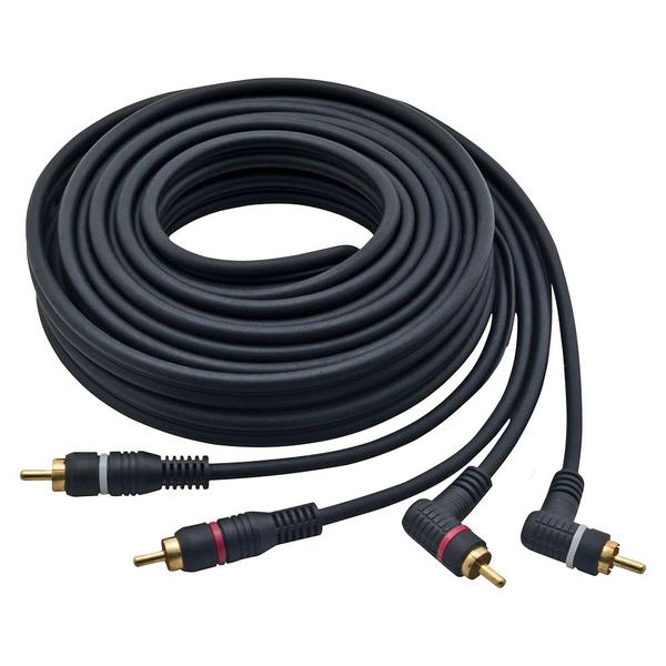 Imagem de Cabo De Audio Gold Evus C-020 90+180 Graus 5M 2Rca+2Rca Macho