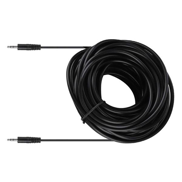 Imagem de Cabo de áudio Pomya macho para macho, conector estéreo de cobre de 3,5 mm, 10 m