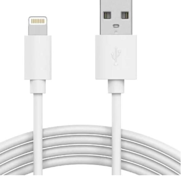 Imagem de Cabo de Carregador Phone USB-A Para Lightning 2 metros 11, 12, 13, XR, 14 Selo MFI + NF Reforçado