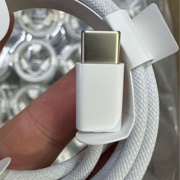 Imagem de Cabo de carregador USB Tipo C Tecido trançado Com Carregamento rápido e modo turbo 1 metro