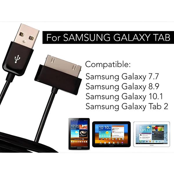 Imagem de Cabo De Carregamento De Dados De Sincronização USB Para Samsung Galaxy Tab 2 3 10.1 P3100 P3110