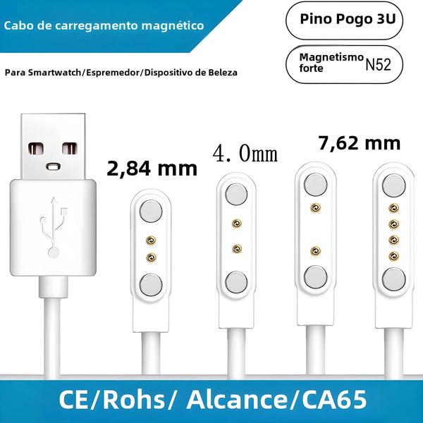 Imagem de Cabo De Carregamento Magnético 2 Pinos 4 Pinos 5 Pinos Usb Doca Carregador Adaptador De Alimentação