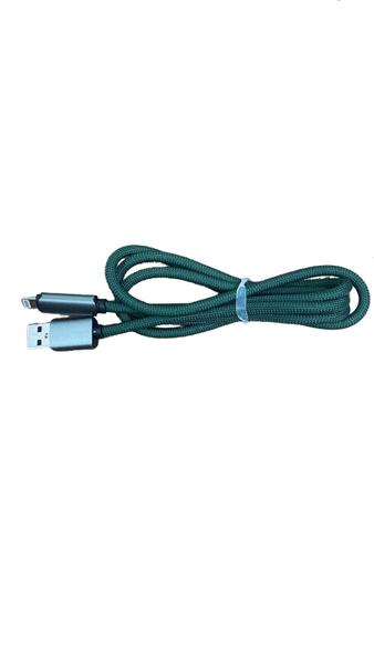 Imagem de Cabo de Carregamento Super Rápido Tipo C e Lightning  Nylon 6A com LED, 1 Metro