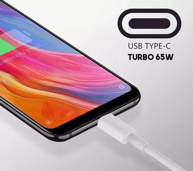 Imagem de Cabo de celular TURBO USB-C X USB-C 65W 3.4A TPC - INOVA