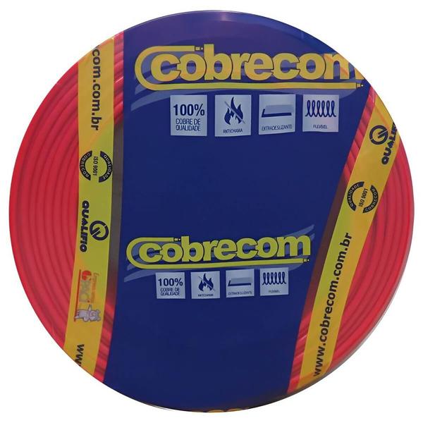 Imagem de Cabo de Cobre Flexicom 750 Volts 10mm Vermelho com 100 Metros - 379580 - COBRECOM