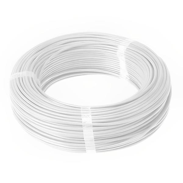 Imagem de Cabo de Cobre Flexicom 750 Volts 1,5mm Branco com 100 Metros - 345500 - COBRECOM