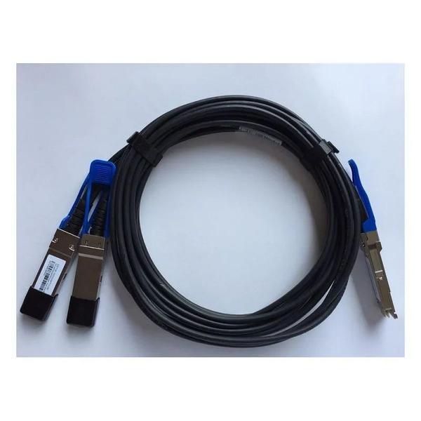 Imagem de Cabo de Conexão Direta Fibra M QSFP28 100G 2 QSFP 2M - Alta Velocidade e Confiabilidade