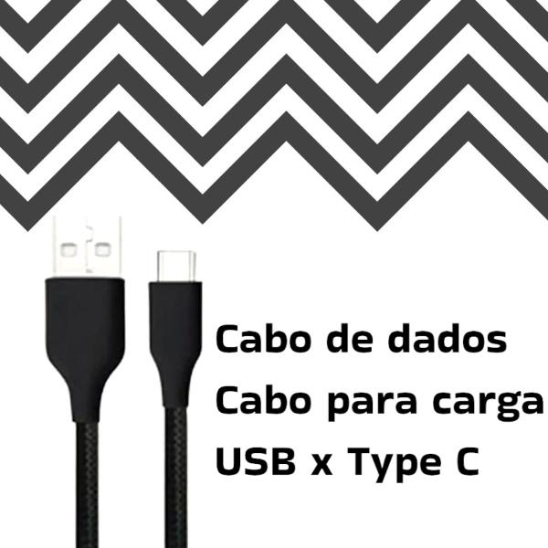 Imagem de Cabo de Dados 1 Metro e Carga Para Moto Edge 30