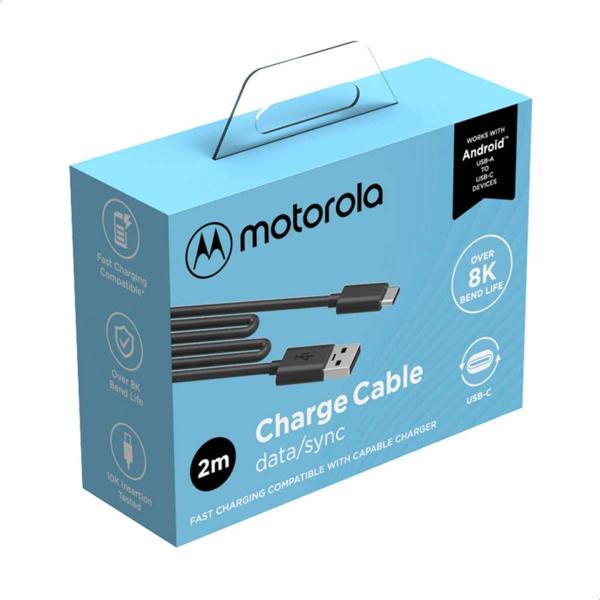 Imagem de Cabo de Dados 2m Motorola USB-C Compatível G10 Original