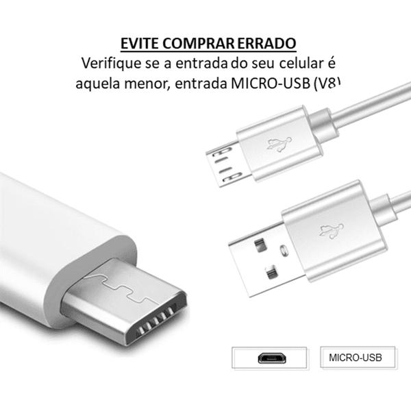 Imagem de Cabo de Dados Micro-USB Original ZTD Compativel P/ Moto  E3 Power E4 E4 Plus E5 E5 Plus 2M MICRO2MB