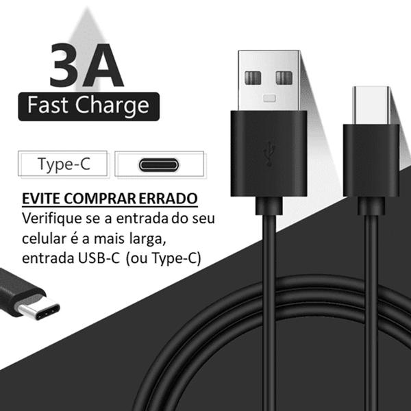 Imagem de Cabo De Dados TYPE-C Original Ztd Turbo Compatível P/ Moto E7, E7 Power E E7i Power USBC1MP