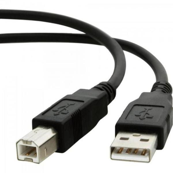 Imagem de Cabo de Dados USB 2.0 a Macho X USB 2.0 B Macho 1,8M CBUS0007 Preto STORM