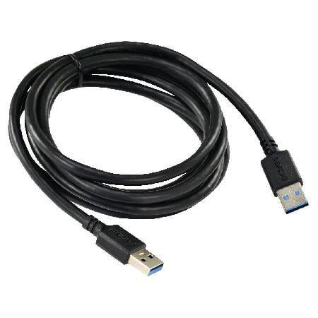 Imagem de Cabo De Dados Usb A 3.0 Macho Para Usb A 3.0 Macho 28awg Puro Cobre 2 Metros - Puam3-2