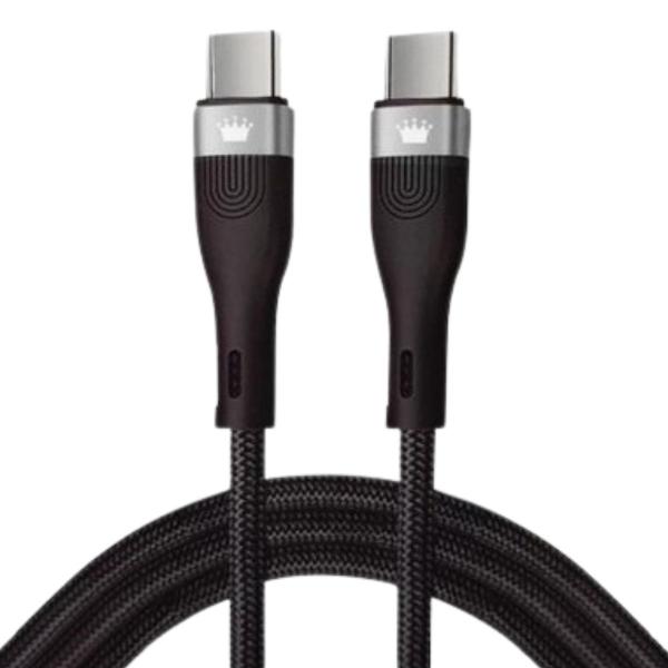 Imagem de Cabo de Dados USB-C p/ USB-C 1M 60W PD CB816 Kimaster