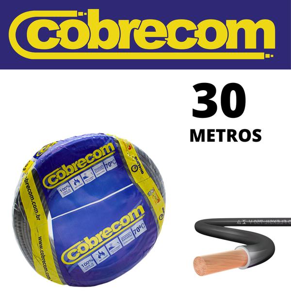 Cabo De Energia 16,0mm Com Ação Termoplástica Com 30 Metros - cobrecom Imagem de Cabo De Energia 16,0mm Com Ação Termoplástica Com 30 Metros