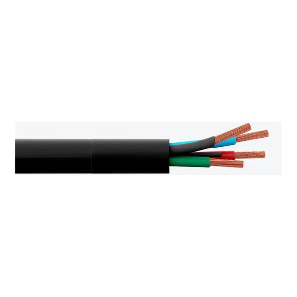 Cabo De Energia Fio De Cobre 5 Vias 5x2,50mm Pp De 25 Metros - cobrecom Imagem de Cabo De Energia Fio De Cobre 5 Vias 5x2,50mm Pp De 25 Metros