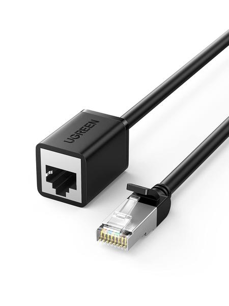 Imagem de Cabo de extensão Ethernet UGREEN Cat6 LAN 0,5 m macho para fêmea