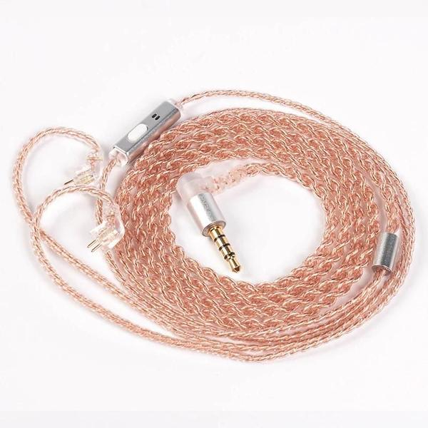 Imagem de Cabo de Fone de Ouvido KBEAR KZ - 4 Núcleos de Cobre - Conector com Fio