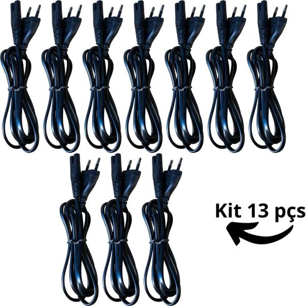 Cabo De Força 1,4m Bipolar Tv Monitor Radio Ps3 Ps4 Kit C/13 - AWM Imagem de Cabo De Força 1,4m Bipolar Tv Monitor Radio Ps3 Ps4 Kit C/13