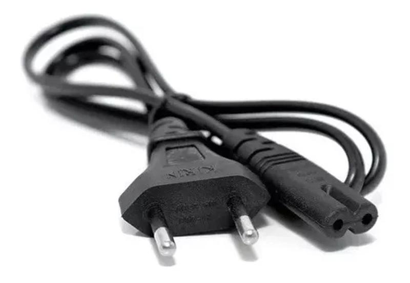 Cabo De Força Energia Bipolar Tipo 8 Para Tv Smart - CONECTX Imagem de Cabo De Força Energia Bipolar Tipo 8 Para Tv Smart