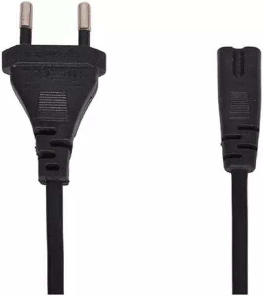 Cabo De Força Energia Bipolar Tipo 8 Para Tv Smart - CONECTX Imagem de Cabo De Força Energia Bipolar Tipo 8 Para Tv Smart