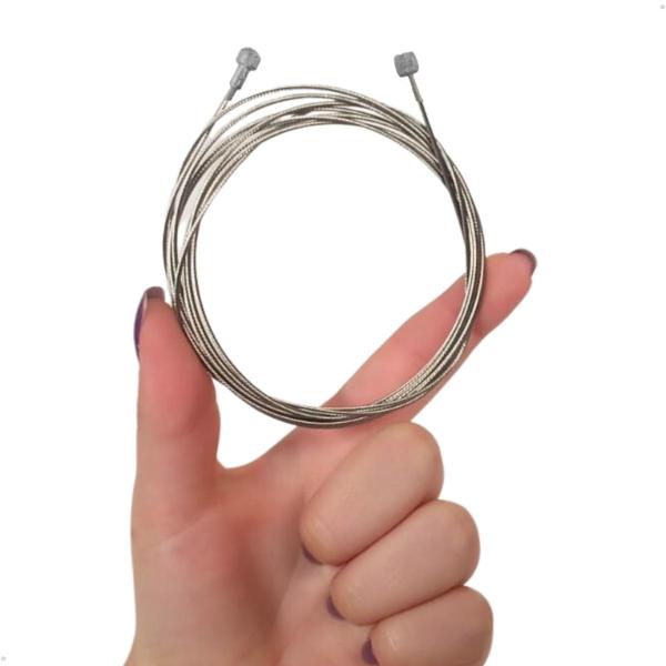 Cabo De Freio Basic Inox Para Mtb E Estrada Bike Unidade Alligator Para Bike Speed Road Mtb Trilha Aro 29 Speed 26 Cabeça De Perinha C10 Sti 2Cabeças - ALLIGATOR ORIGINAL REBECHI BIKES Imagem de Cabo De Freio Basic Inox Para Mtb E Estrada Bike Unidade Alligator Para Bike Speed Road Mtb Trilha Aro 29 Speed 26 Cabeça De Perinha C10 Sti 2Cabeças