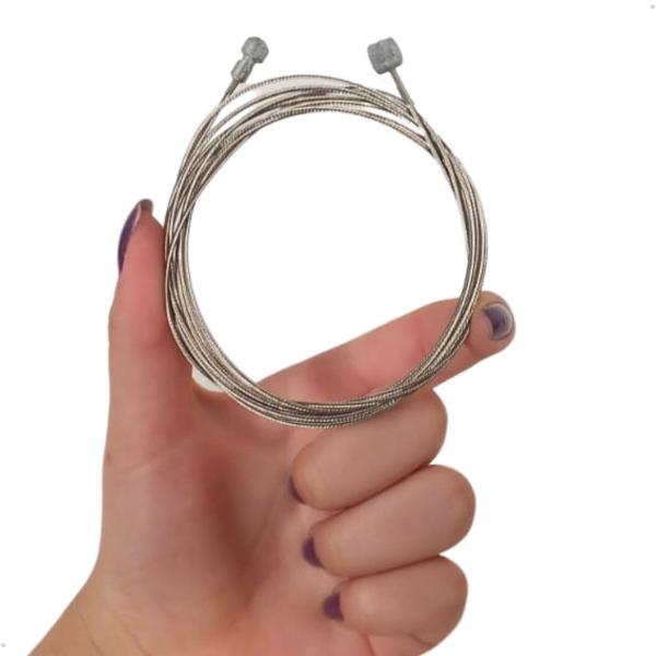 Cabo De Freio Basic Inox Para Mtb E Estrada Bike Unidade Alligator Para Bike Speed Road Mtb Trilha Aro 29 Speed 26 Cabeça De Perinha C10 Sti 2Cabeças - ALLIGATOR ORIGINAL REBECHI BIKES Imagem de Cabo De Freio Basic Inox Para Mtb E Estrada Bike Unidade Alligator Para Bike Speed Road Mtb Trilha Aro 29 Speed 26 Cabeça De Perinha C10 Sti 2Cabeças