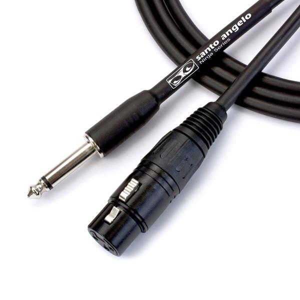 Imagem de Cabo De Microfone P10 x Xlr Ninja Hg B 03ft 0,91m Santo Angelo