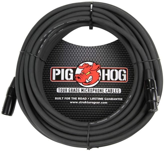 Imagem de Cabo de Microfone Pig Hog PHM6 XLR 8mm - 1,8m - Alto Desempenho