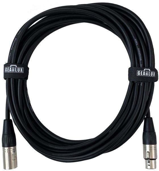 Imagem de Cabo de microfone XLR Gearlux Professional 25 pés macho para fêmea