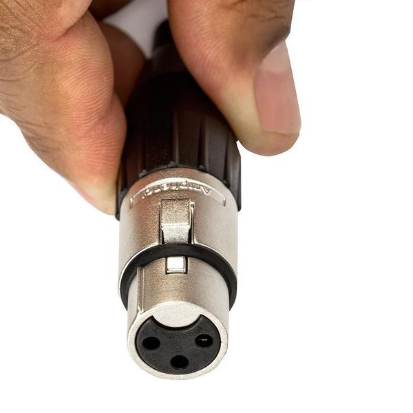 Cabo De Microfone Xlr Macho Para Xlr Fêmea Amphenol 5M Imagem de Cabo De Microfone Xlr Macho Para Xlr Fêmea Amphenol 5M