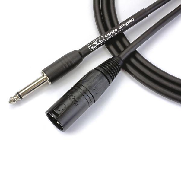 Imagem de Cabo de Microfone XLR/P10 Santo Angelo Ninja NM B 4,57M 15FT