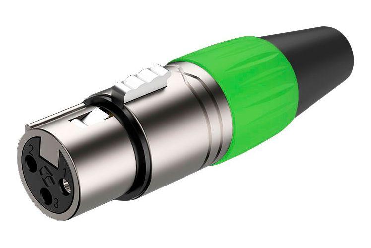 Imagem de Cabo de Microfone XLR / XLR Santo Angelo Plug Roxtone 10 Metros Verde