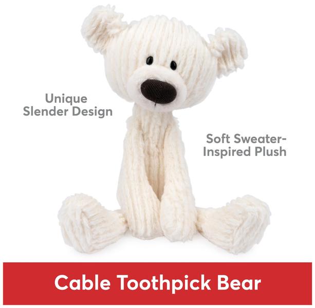 Imagem de Cabo de palito de dente GUND para animais de pelúcia Teddy Bear 38 cm Creme