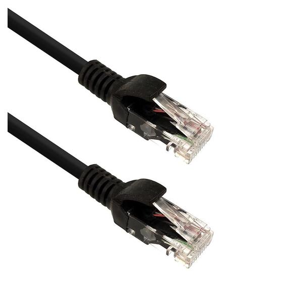 Imagem de Cabo de Rede Patch Cord CAT.6 Plus Cable,1.5m, Preto - PC-ETH6U15BK