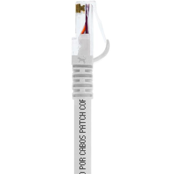 Imagem de Cabo de Rede Patch Cord Cat5e CCA Branco 40 centímetros