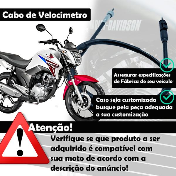 Imagem de Cabo de Velocimetro CG 150 KS Mix Es ESD Titan Fan 2009 2010 2011 2012 2013 2014 2015