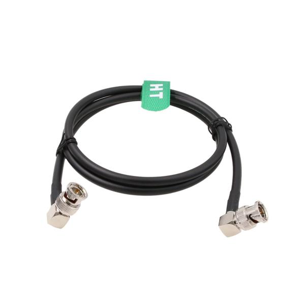 Imagem de Cabo de vídeo coaxial HangTon 12G 3G HD SDI 4K 60P BNC para BNC 30cm